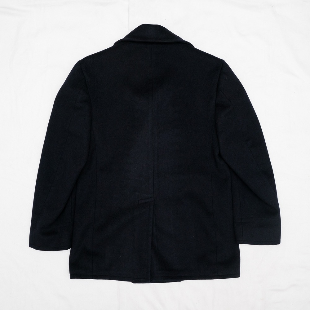 Vtg 60s 1962 Authentic US Navy Clothing Depot Wool Pea Coat 38R Military Stencil - Picture 12 of 13